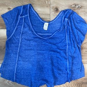 Free people, blue top